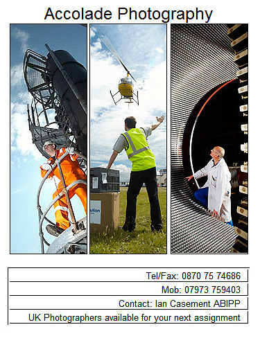 Industrial Photography contact card